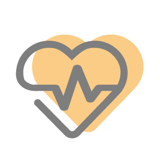 Illustration d'une coeur pour le service de cardiologie à la clinique vétérinaire du stade de bethune